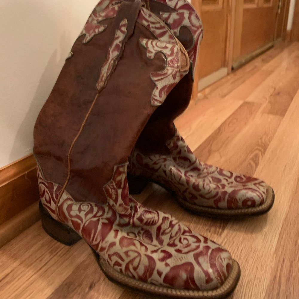 Dan Post Rose Square Toe Boots - image 5